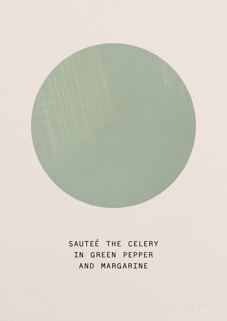 sauteé the celery in green pepper and margarine