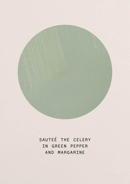 sauteé the celery in green pepper and margarine