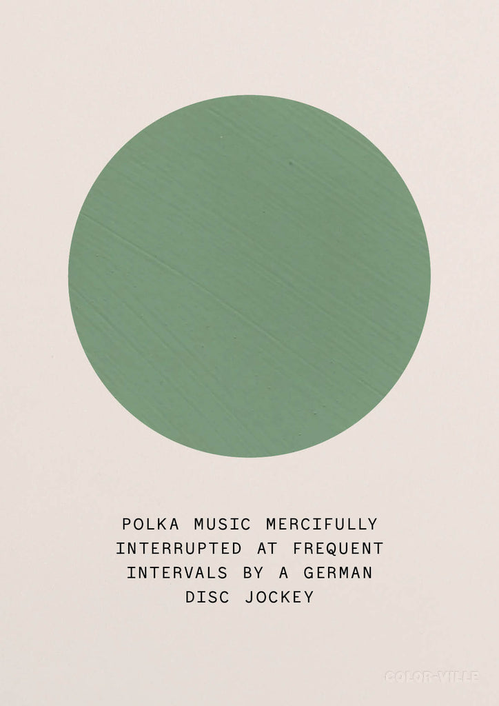 66. POLKA MUSIC MERCIFULLY INTERRUPTED AT FREQUENT INTERVALS BY A GERMAN DISC JOCKEY