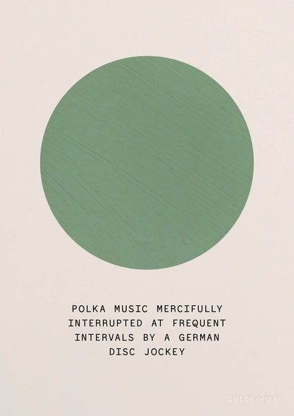 66. POLKA MUSIC MERCIFULLY INTERRUPTED AT FREQUENT INTERVALS BY A GERMAN DISC JOCKEY