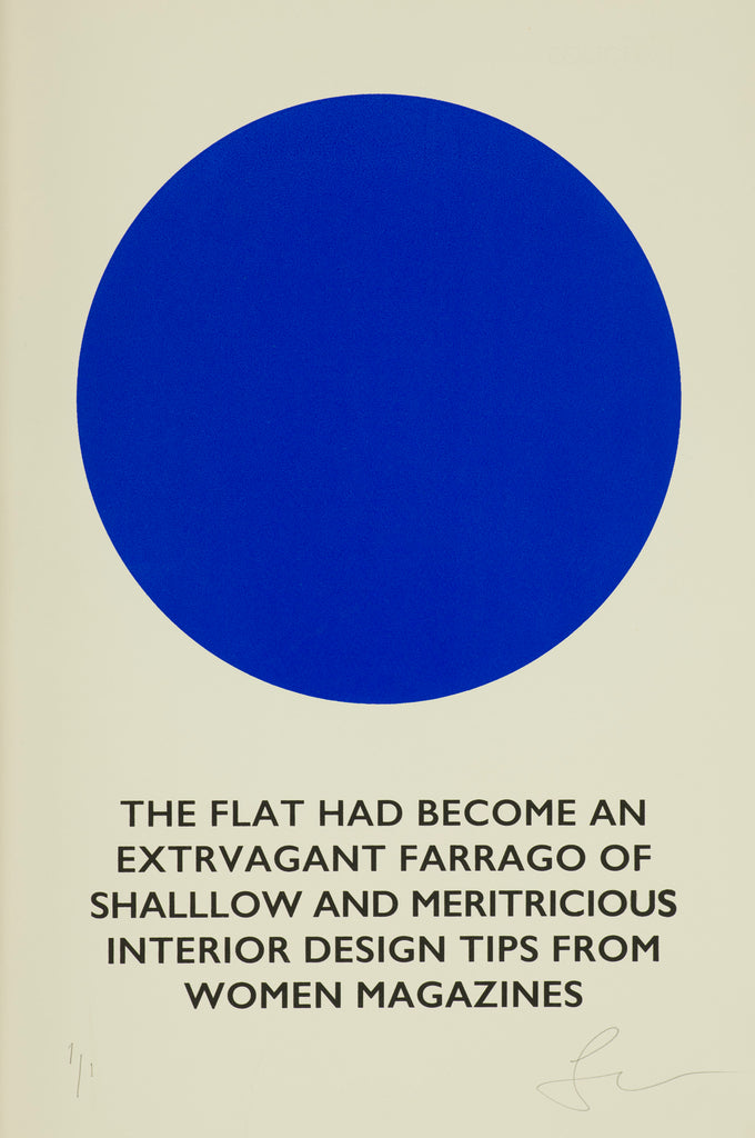 The flat had become an extravagant farrago of shallow and meretricious interior design tips from womens magazines